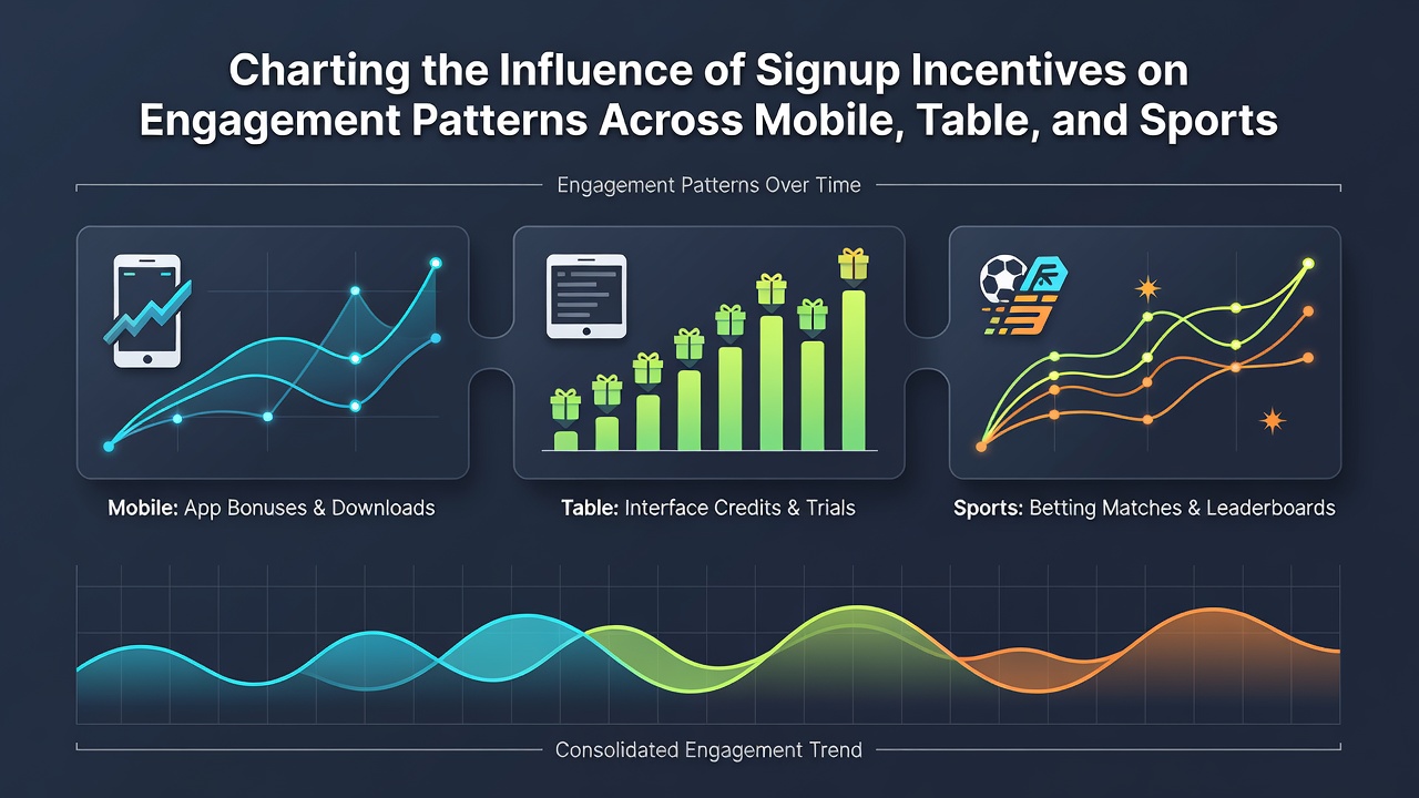 Chart comparing session length increases in table games versus sports betting after initial signup incentives, based on 2026 operator data