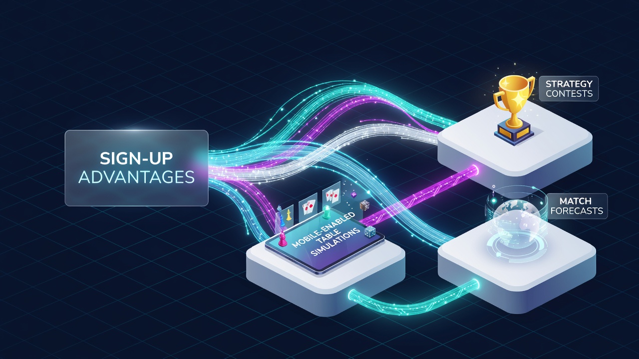 Diagram showing interconnected reward pathways from sign-up bonuses to mobile table games, poker contests, and sports forecasts