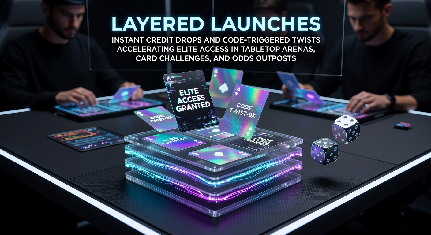 Digital graphic showing stacked credit icons and code keys unlocking VIP doors in a vibrant gaming arena