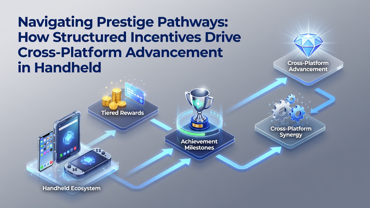 User progression across mobile, card, and betting prestige tiers
