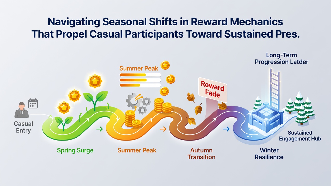 Players advancing through layered prestige systems during seasonal tournament cycles